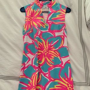 Mahi Gold. XS. Mandarin collar. Perfect summer print!